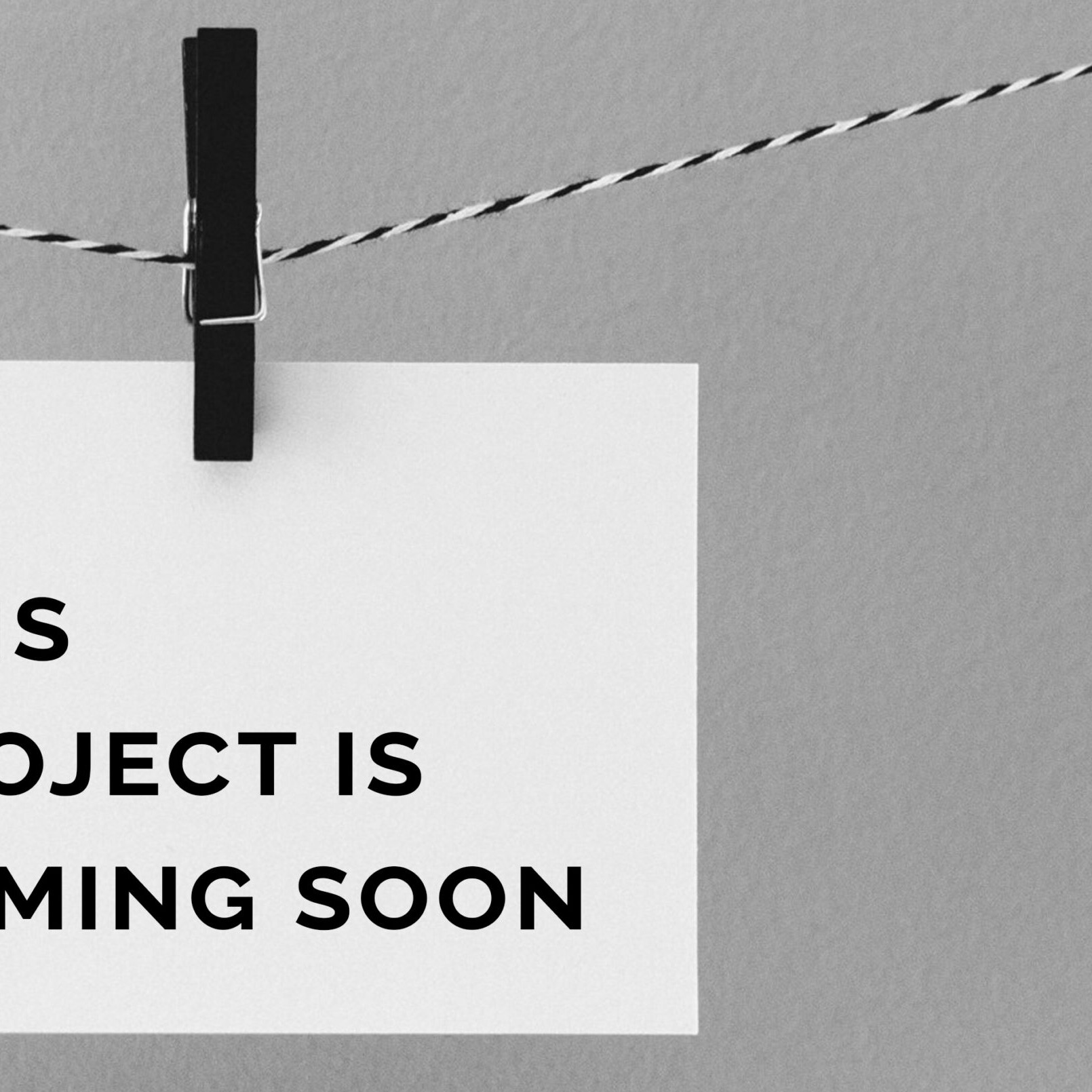 Coming soon placeholder