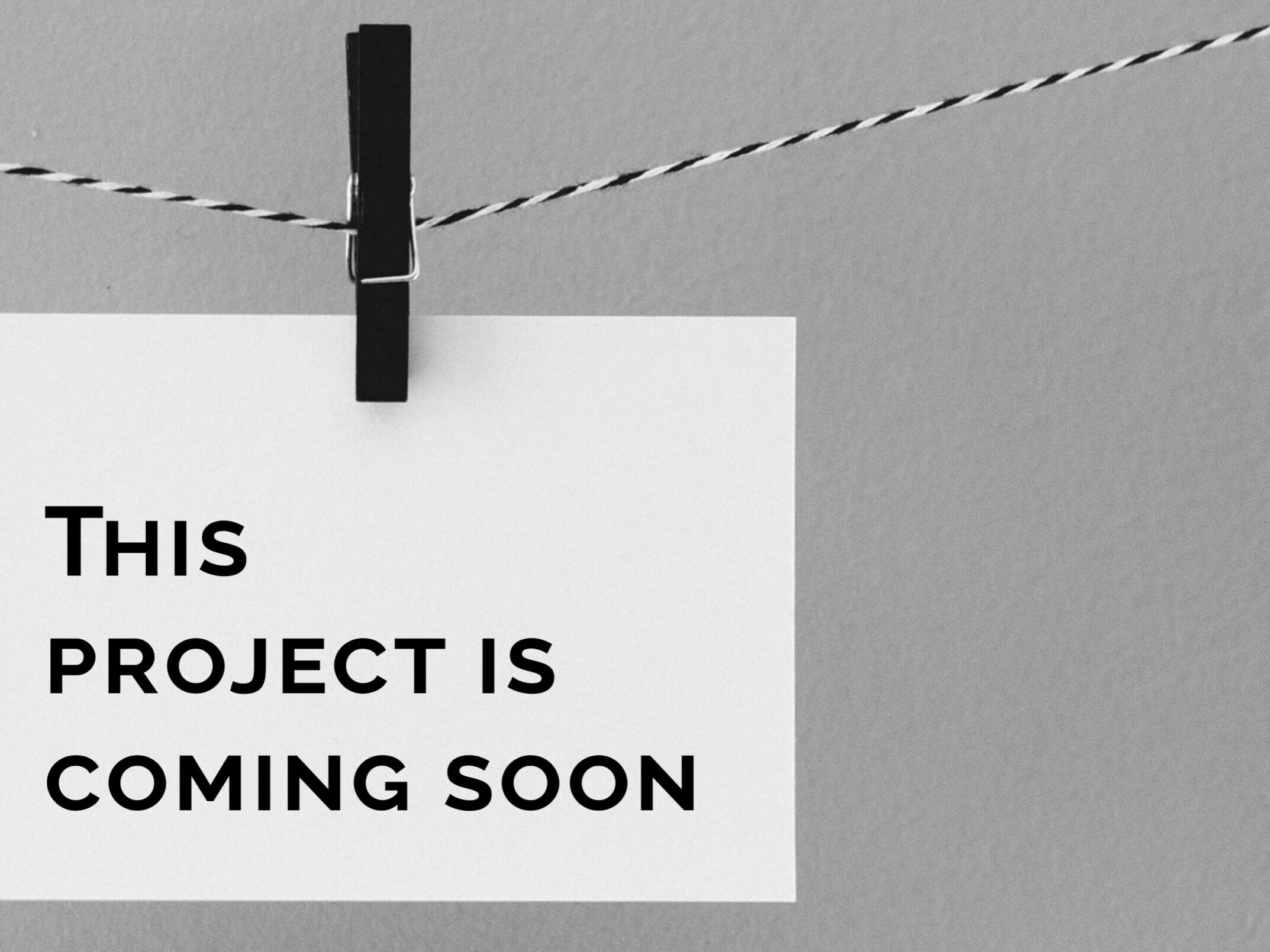 Coming soon placeholder